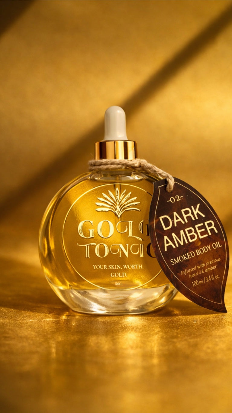 DARK AMBER INFUSED BODY OIL